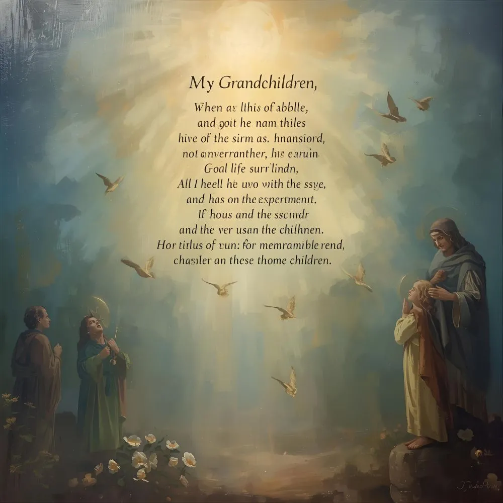 Catholic Prayer for My Grandchildren