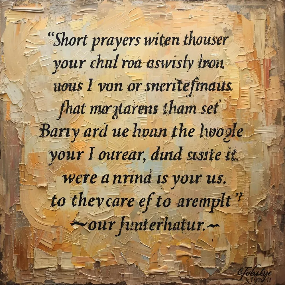 Short Prayers for Adult Children