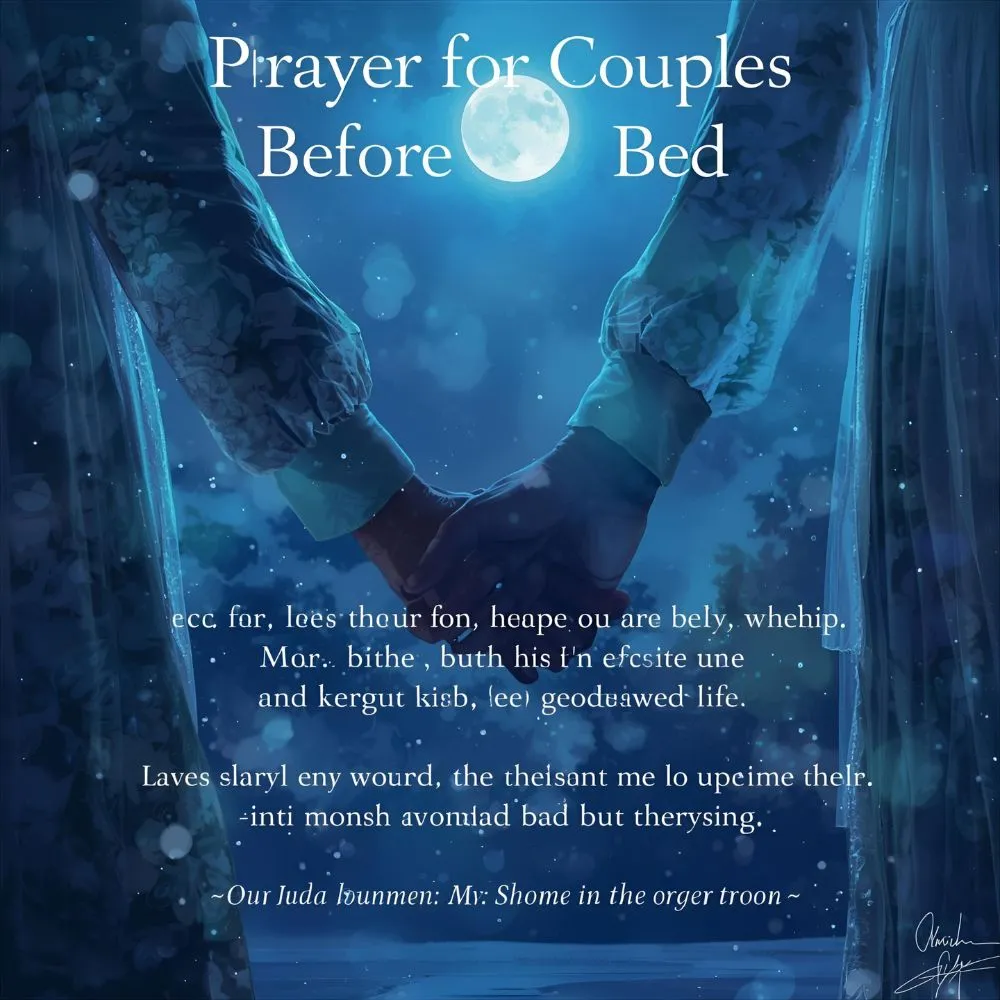 Prayer for Couples Before Bed