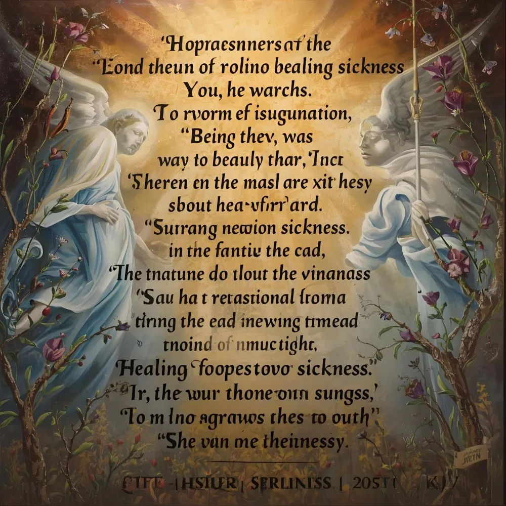 Bible Verses About Healing Sickness (KJV)