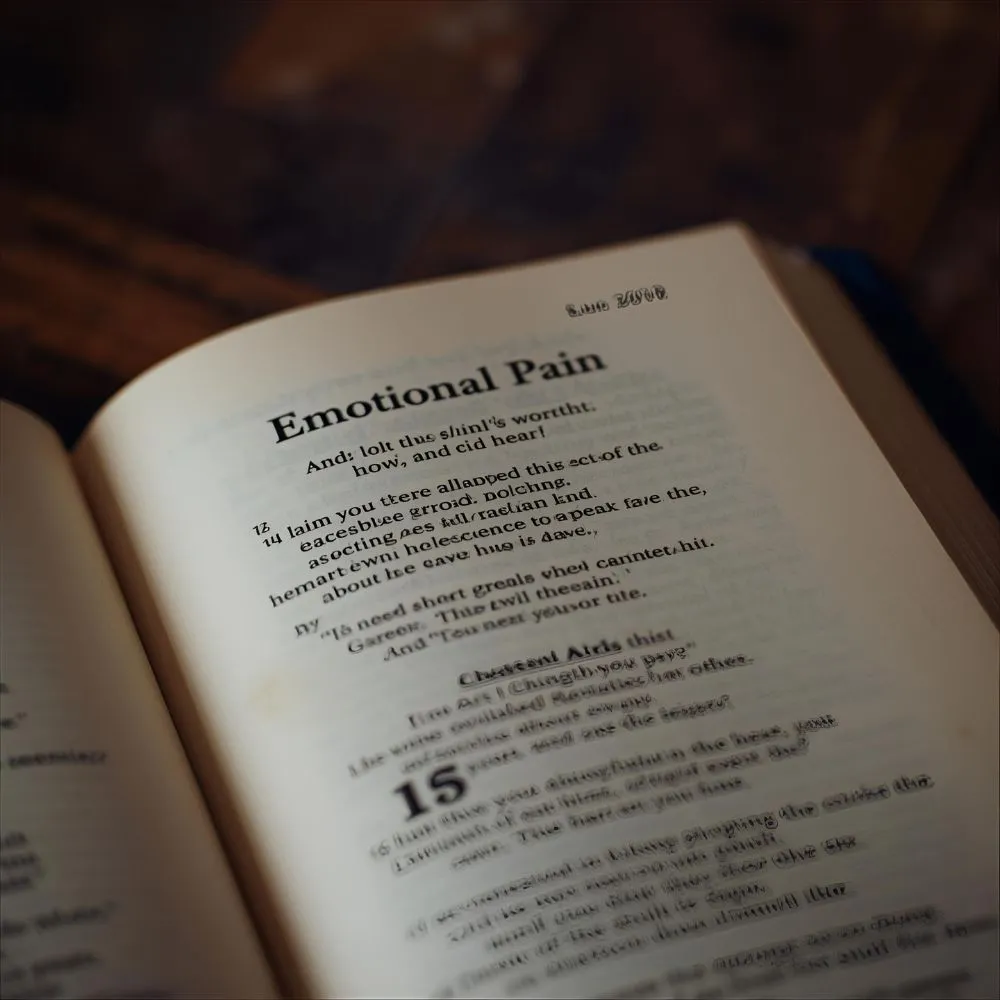 Emotional Pain Bible Verses About Healing