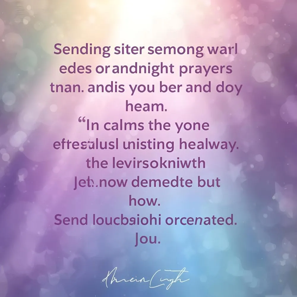 Sending Healing Prayers Quotes