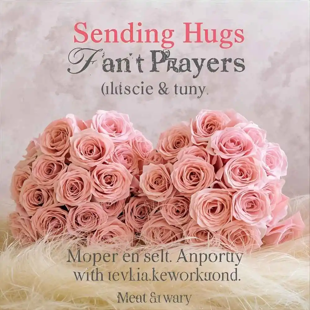 Sending Hugs and Prayers Meaning