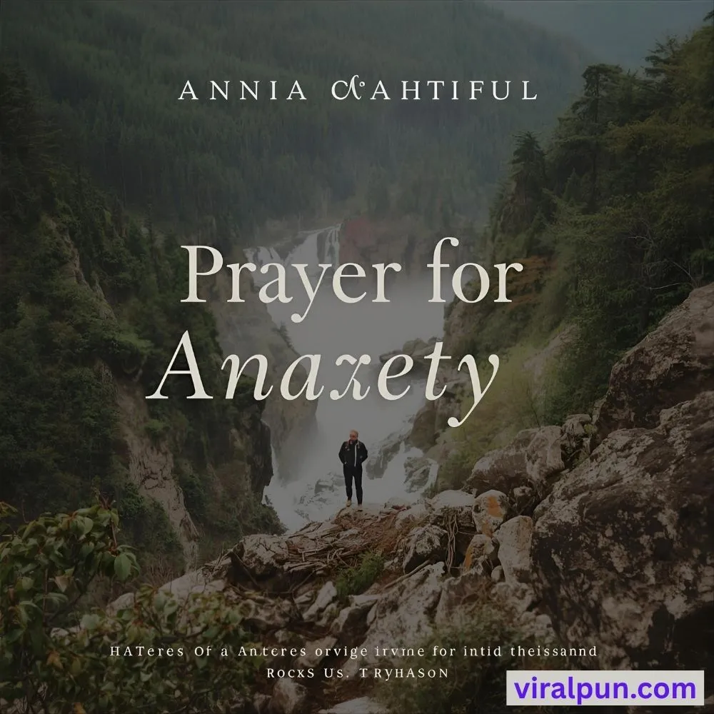 Prayer for Anxiety Catholic
