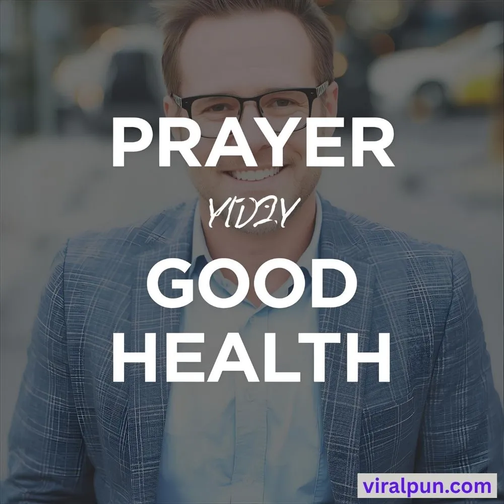 Prayer for Good Health