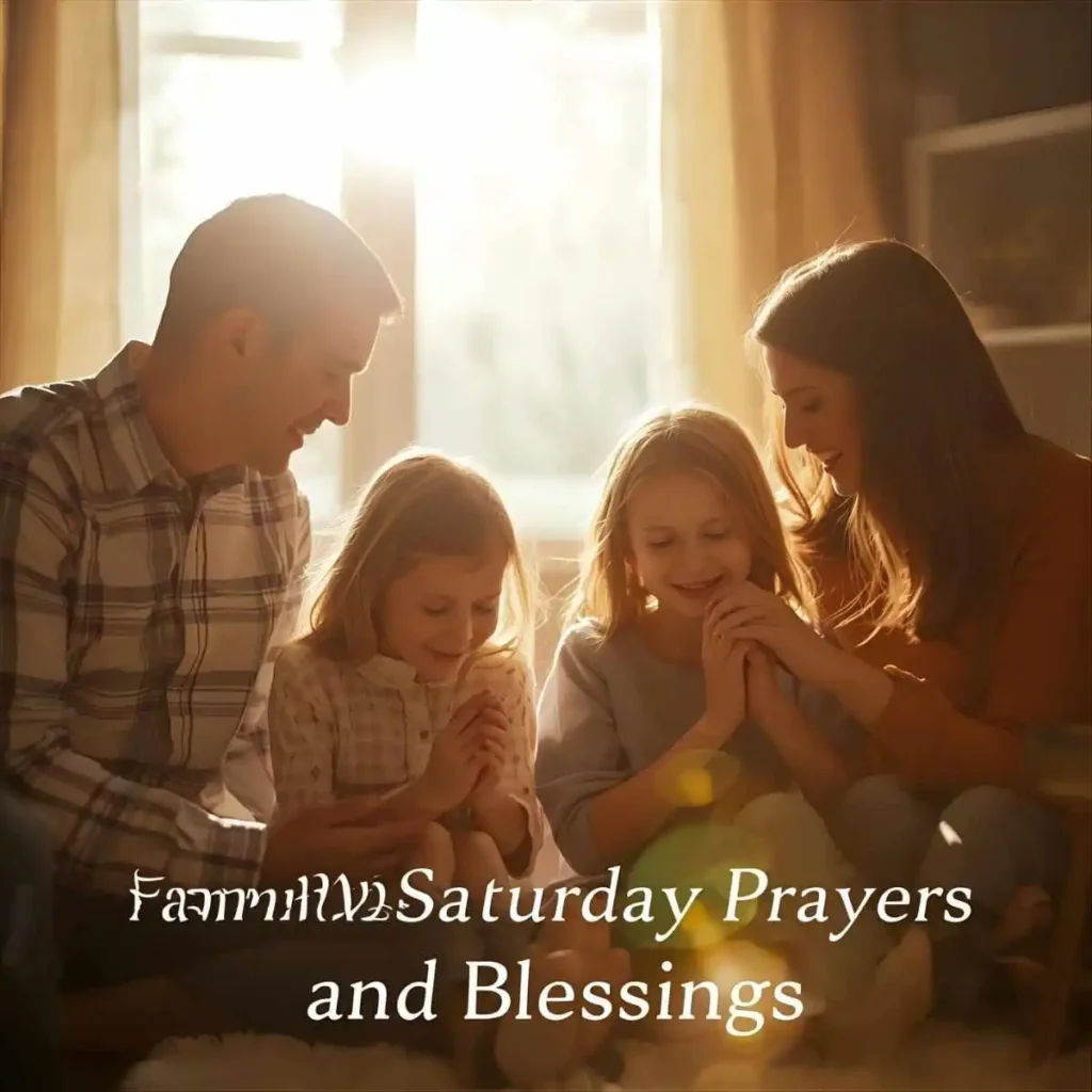 Family Saturday Prayers and Blessings