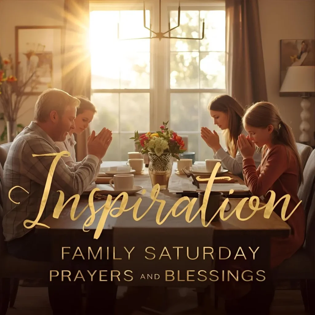 Inspiration Family Saturday Prayers and Blessings