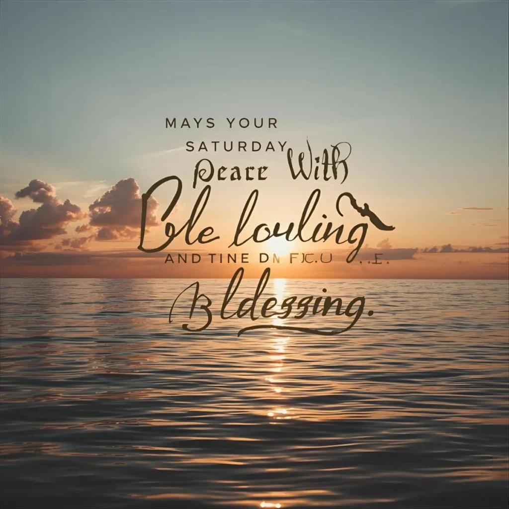 Saturday Prayers and Blessings Quotes