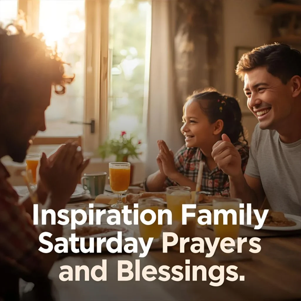 Inspiration Family Saturday Prayers and Blessings