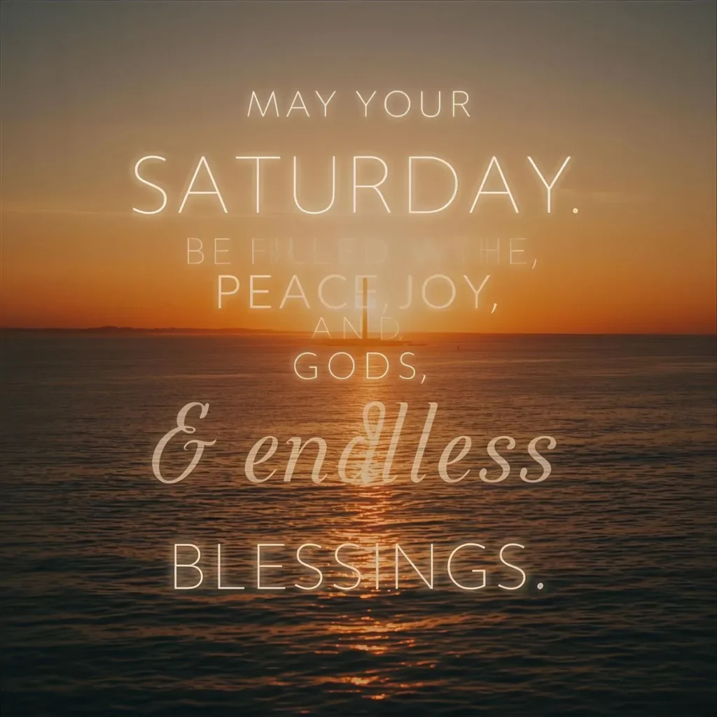 Saturday Prayers and Blessings Quotes and Images