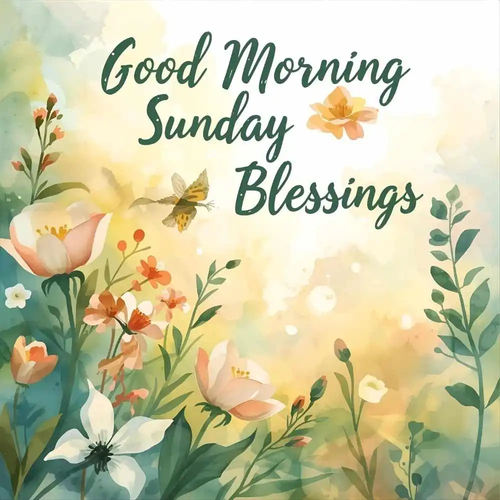 Good Morning Sunday Blessings Images and Quotes Free