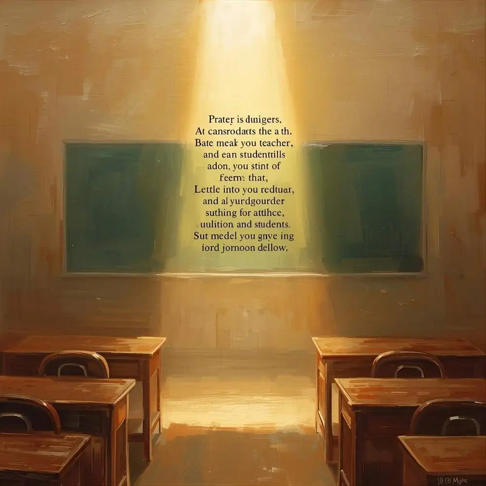 Short Prayer for Students and Teachers