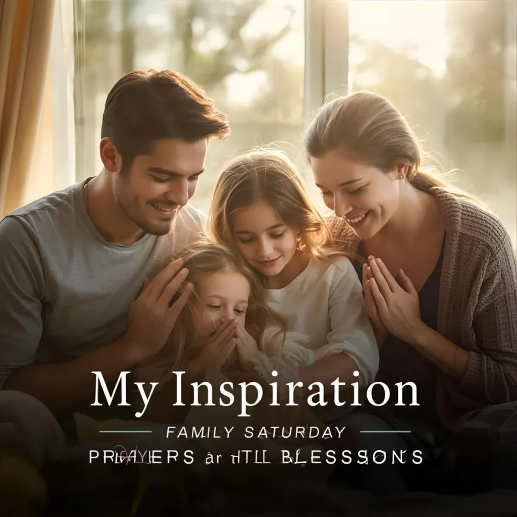 Inspiration Family Saturday Prayers and Blessings