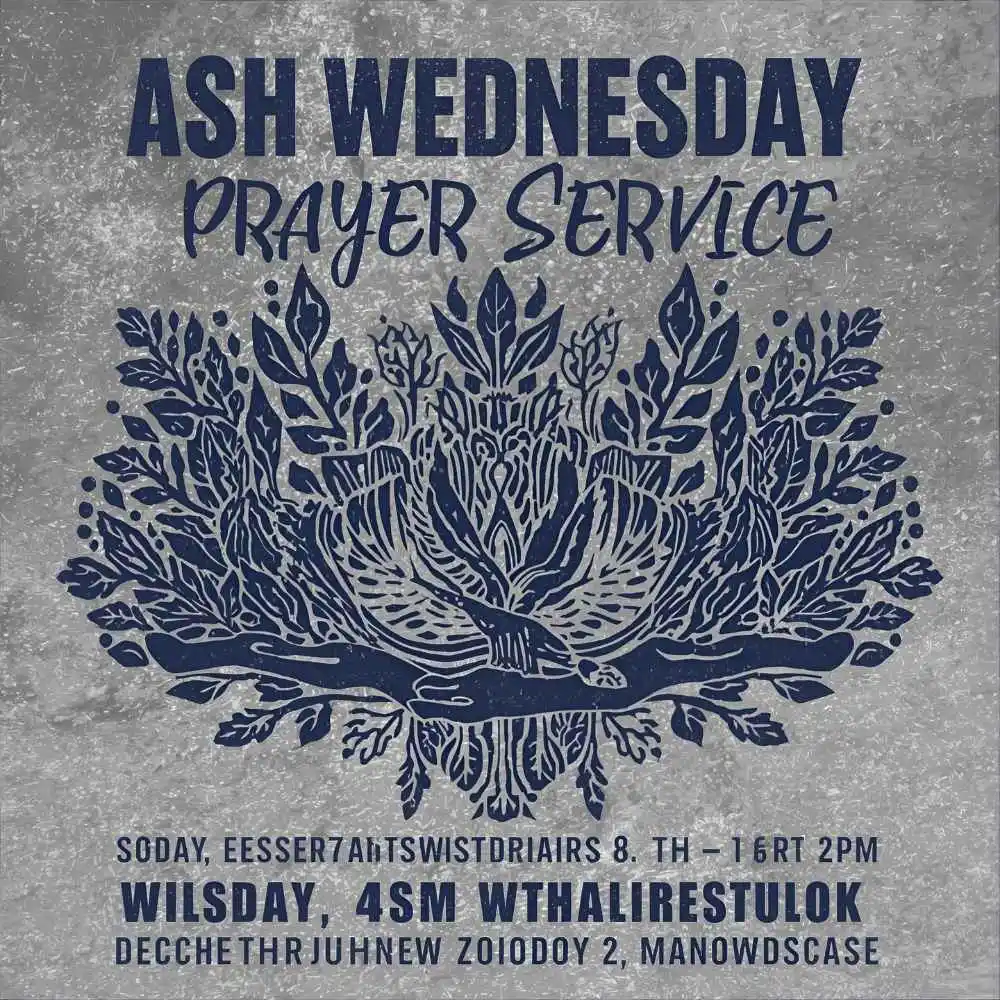 Ash Wednesday Prayer Service