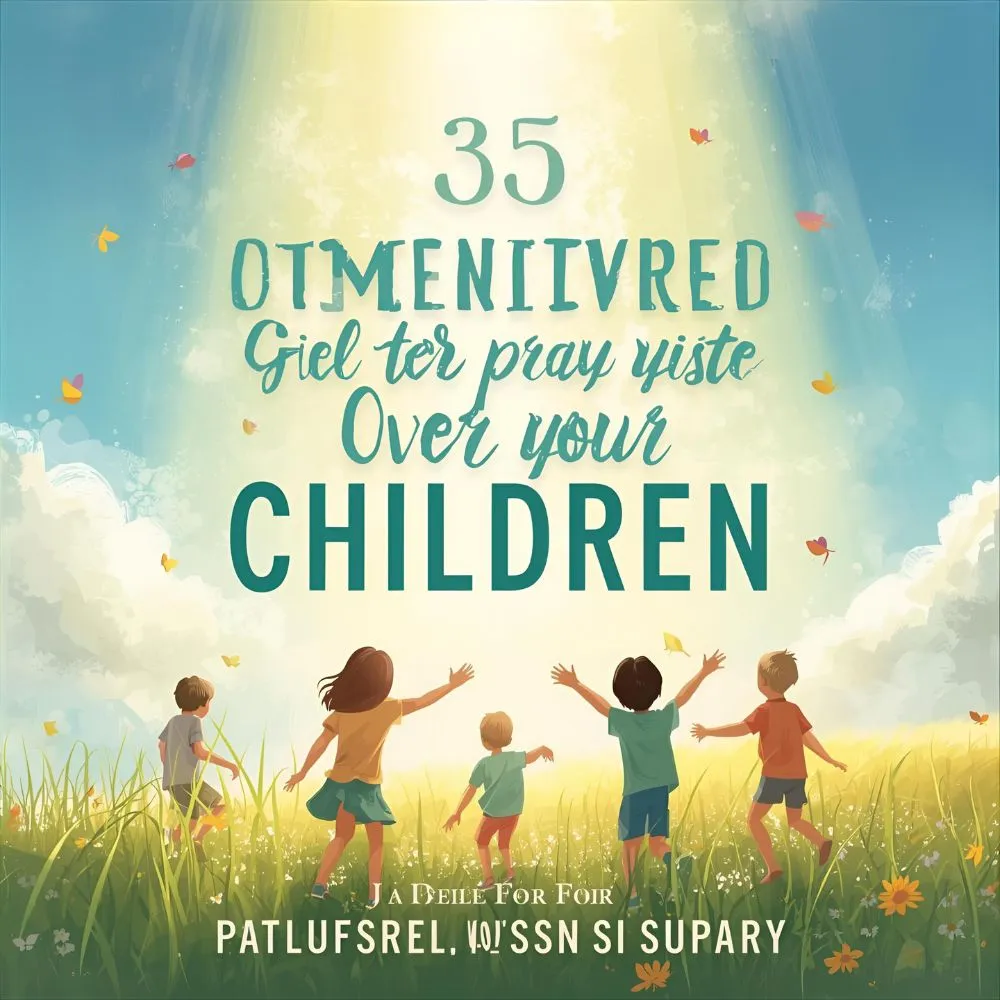 35 Scriptures to Pray Over Your Children