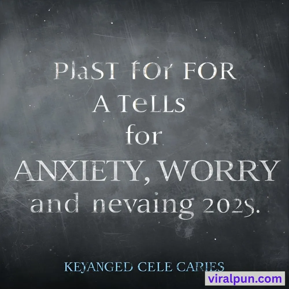 Prayer for Anxiety, Worry and Fear