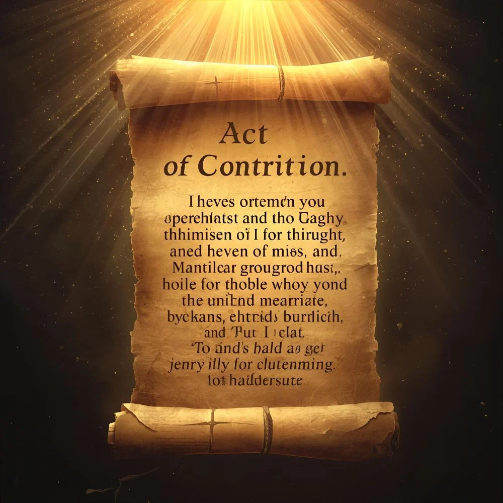 Act of Contrition Prayer