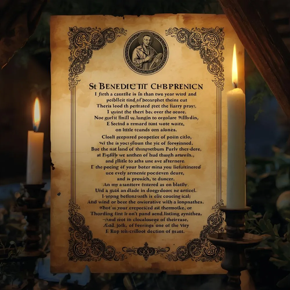 Printable St Benedict Prayer