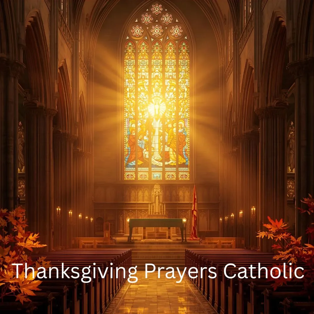 Thanksgiving Prayers Catholic