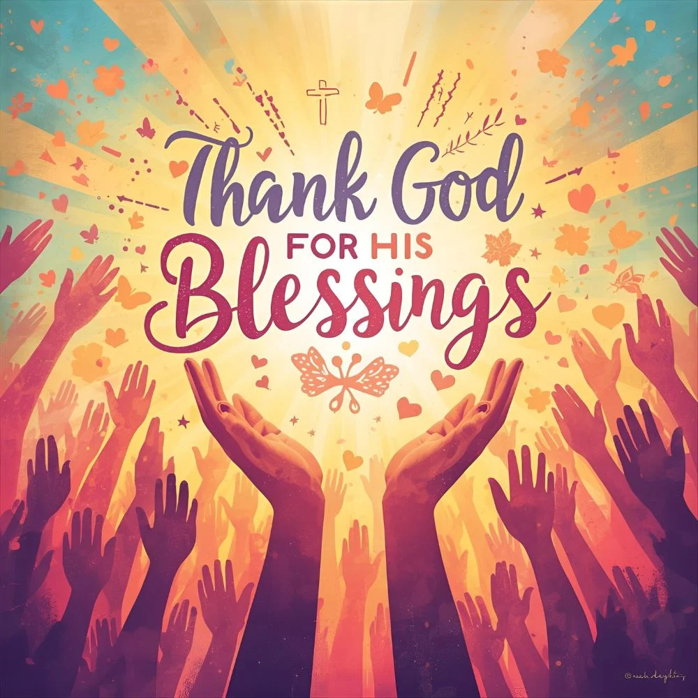 Thanking God for His Blessings