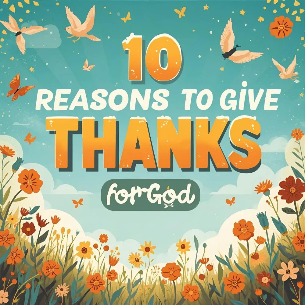 10 Reasons to Give Thanks to God