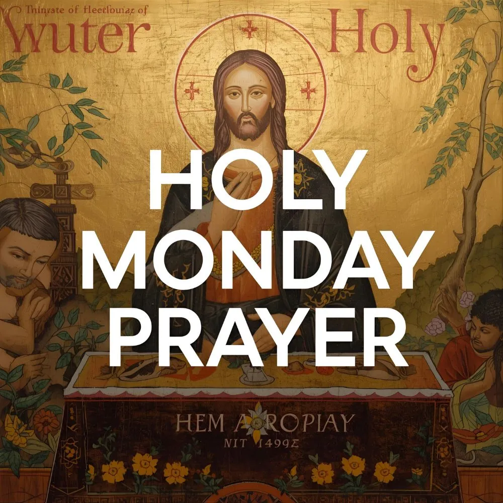 Holy Monday Prayer