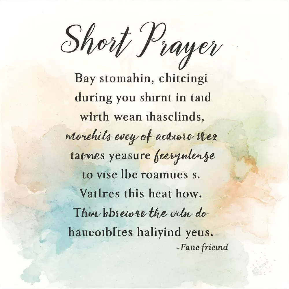 Short Prayer for Strength During Difficult Times for a Friend
