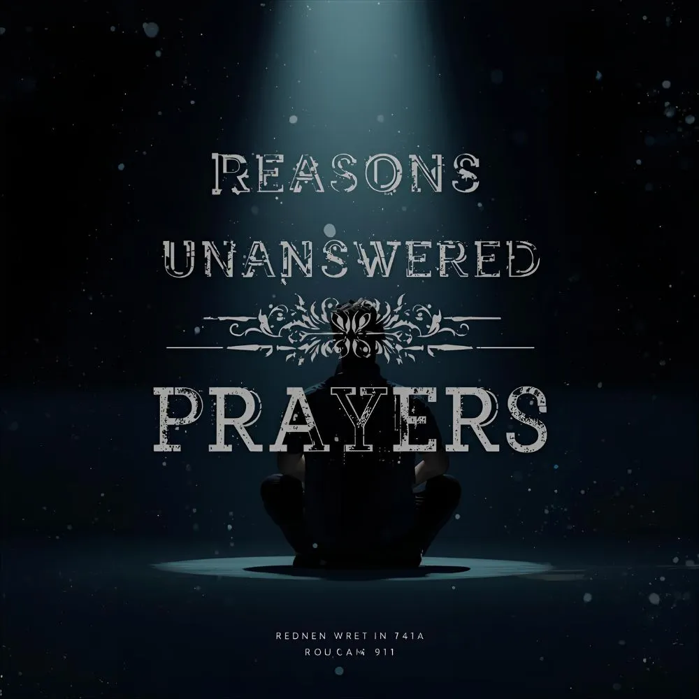 Reasons for Unanswered Prayers with Bible Verses