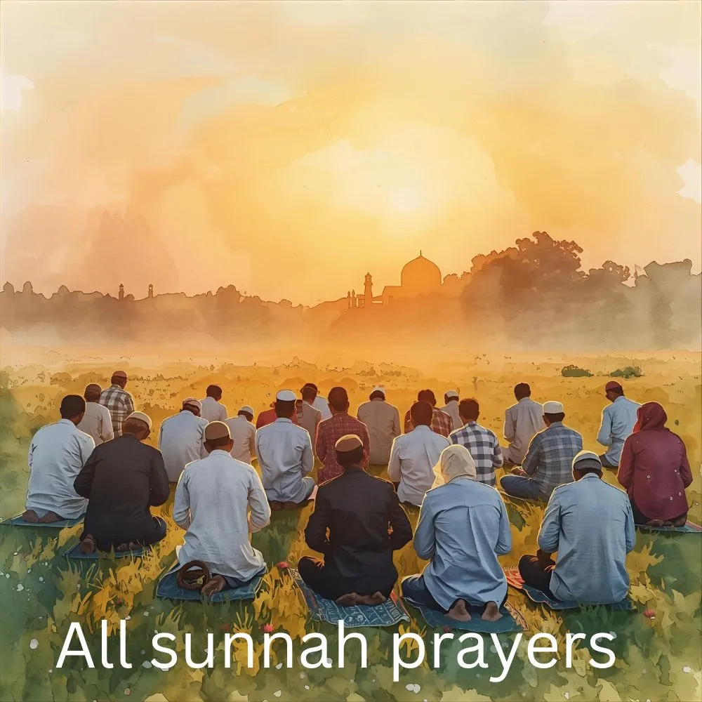 All sunnah prayers