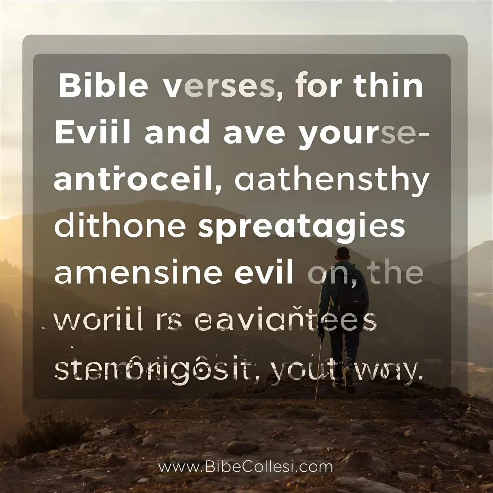 Bible Verses for Protection from Evil