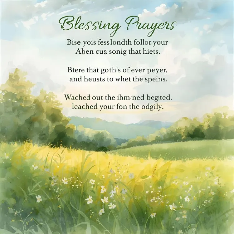 Blessing Prayer Examples