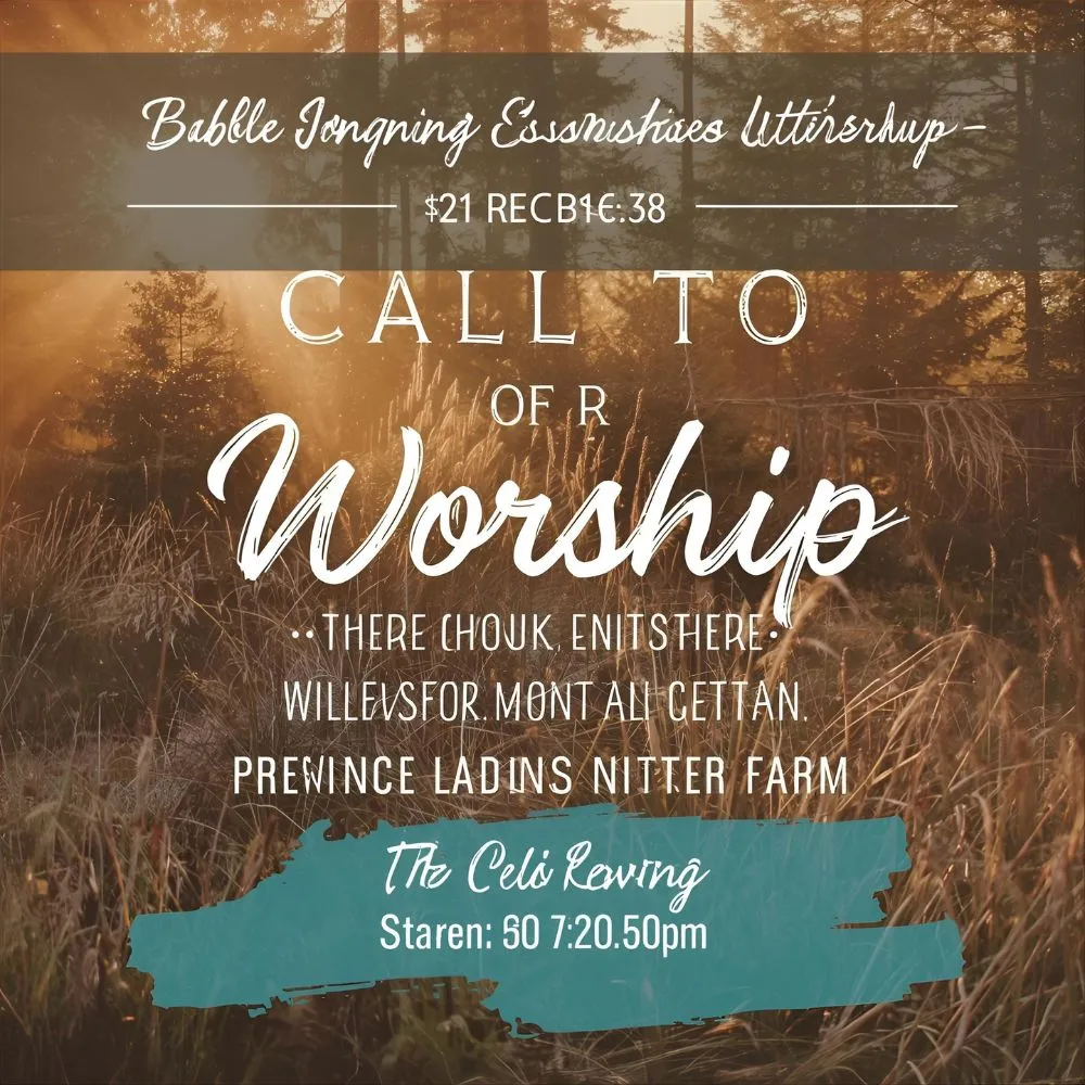 Call to Worship Prayers