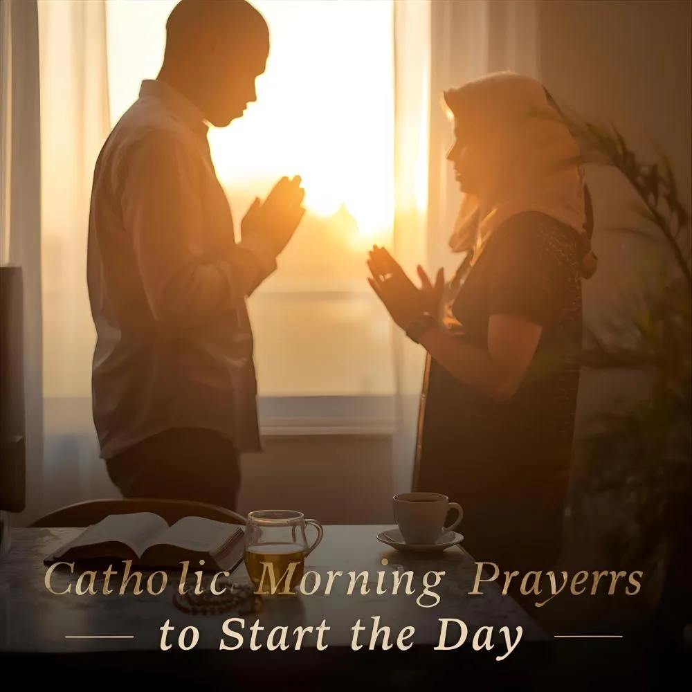 Catholic Morning Prayers to Start the Day