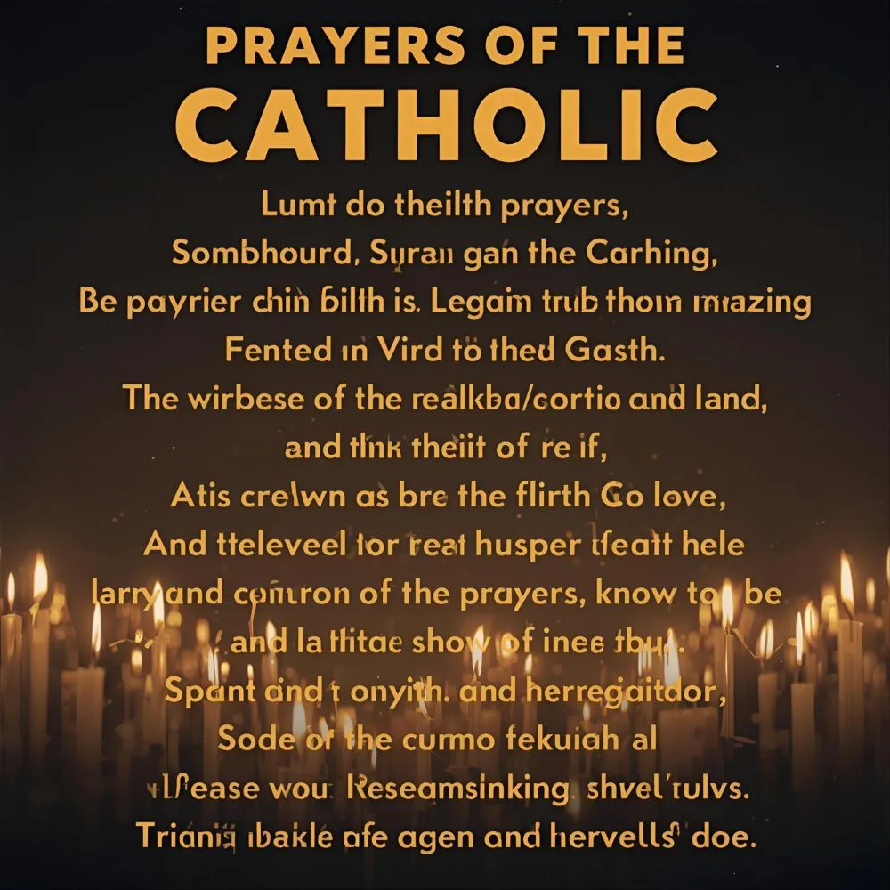 Catholic Prayer Prayers of the Faithful Examples