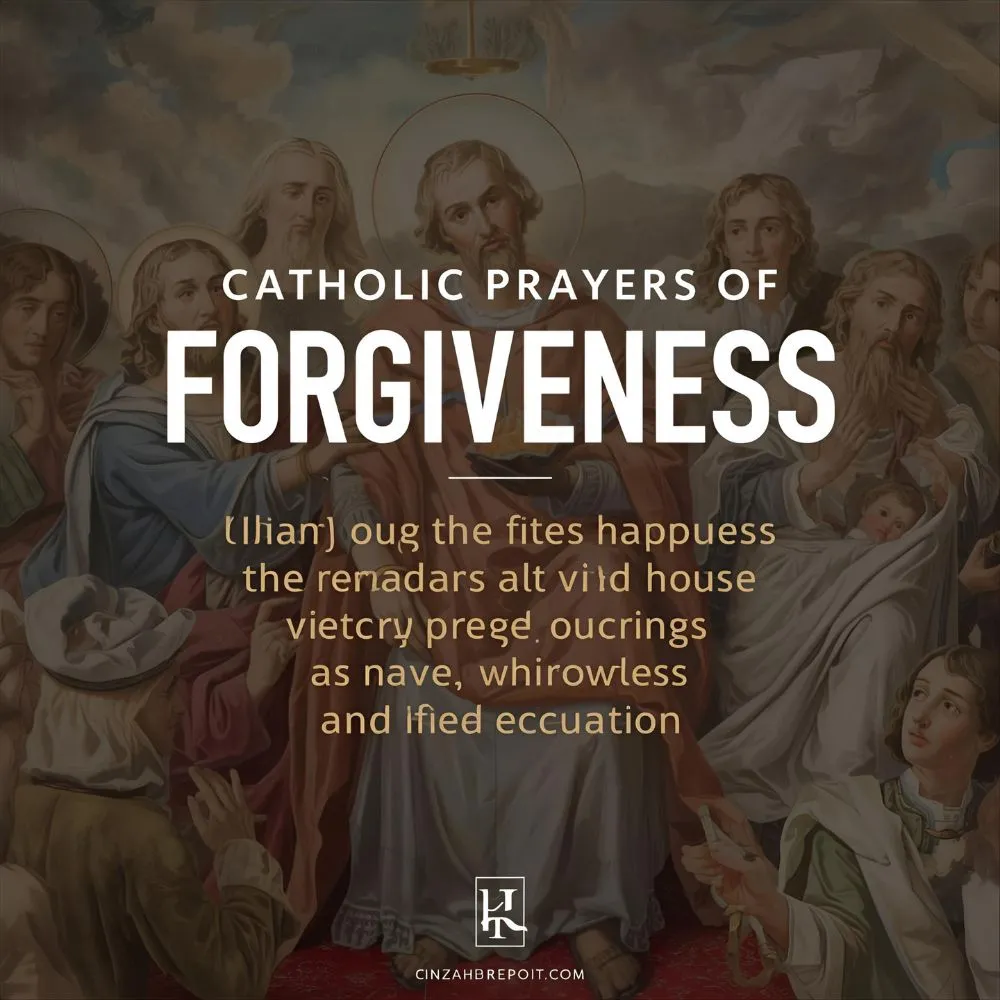 Catholic Prayers of Forgiveness