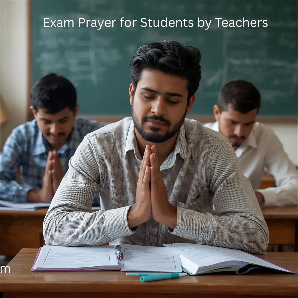 Exam Prayer for Students by Teachers