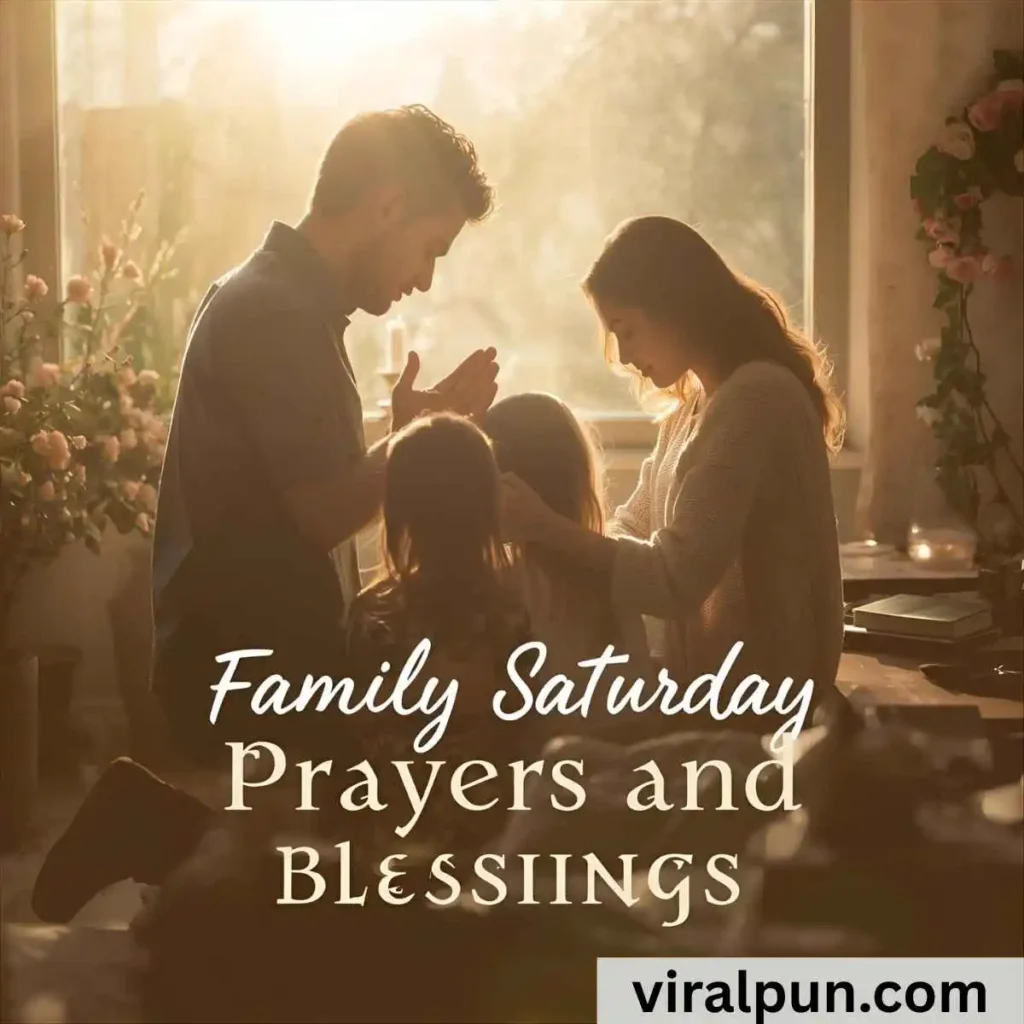 Family Saturday Prayers and Blessings