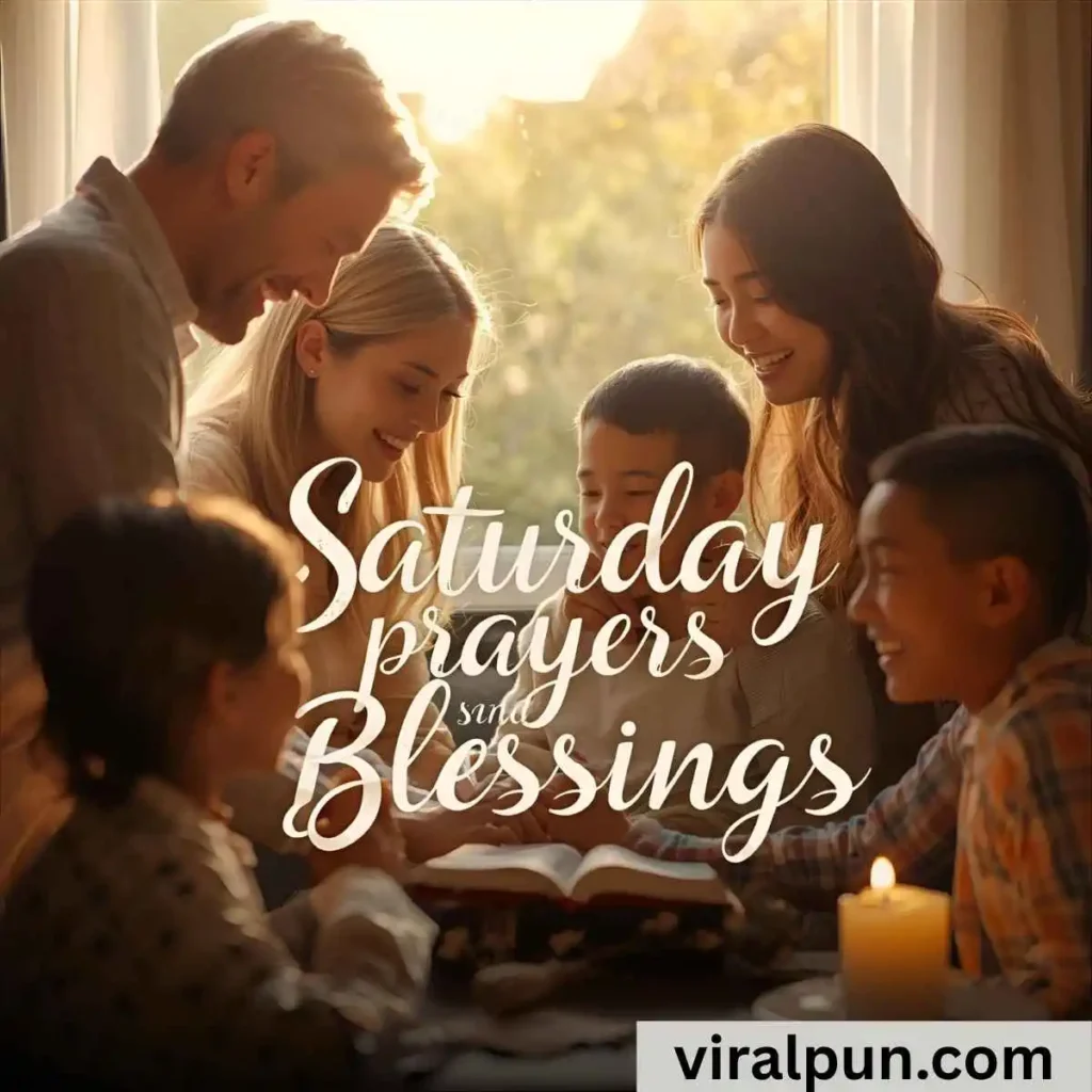 Family Saturday Prayers and Blessings