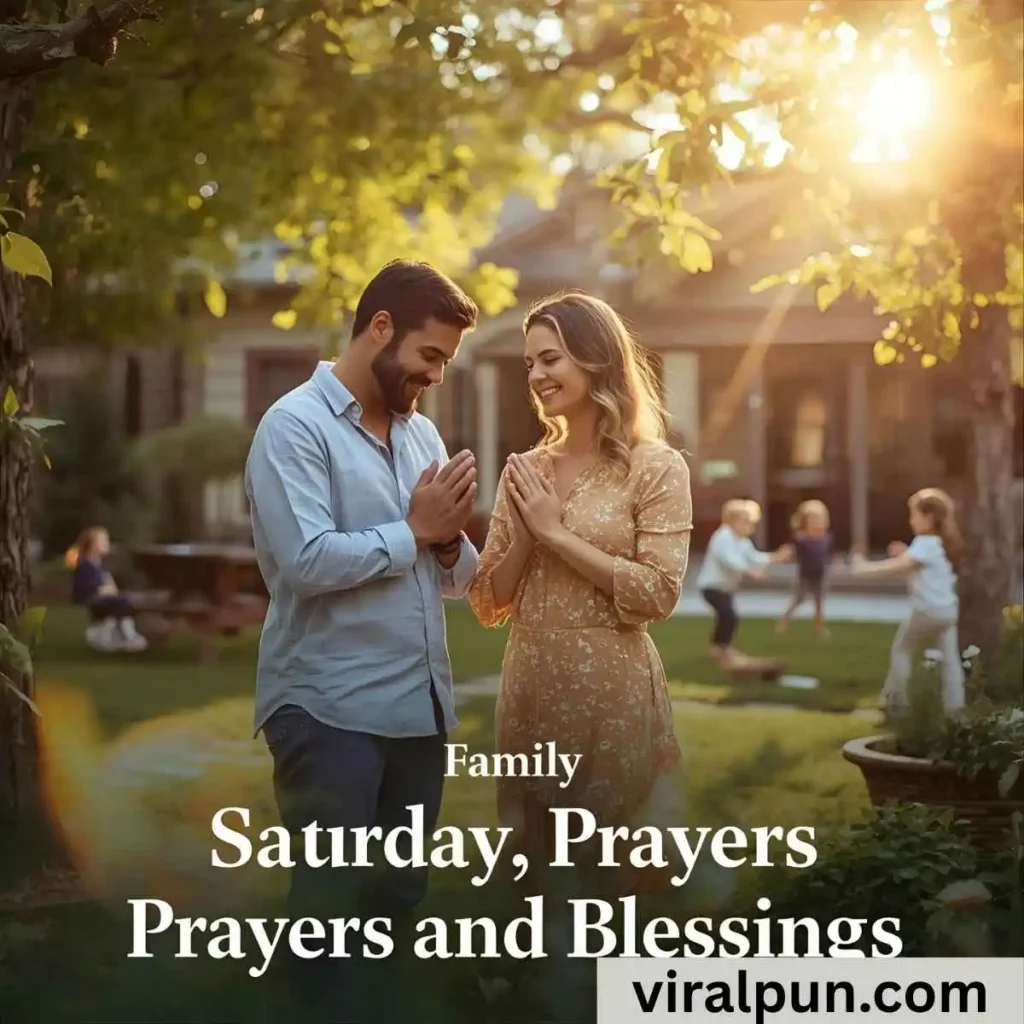 Family Saturday Prayers and Blessings