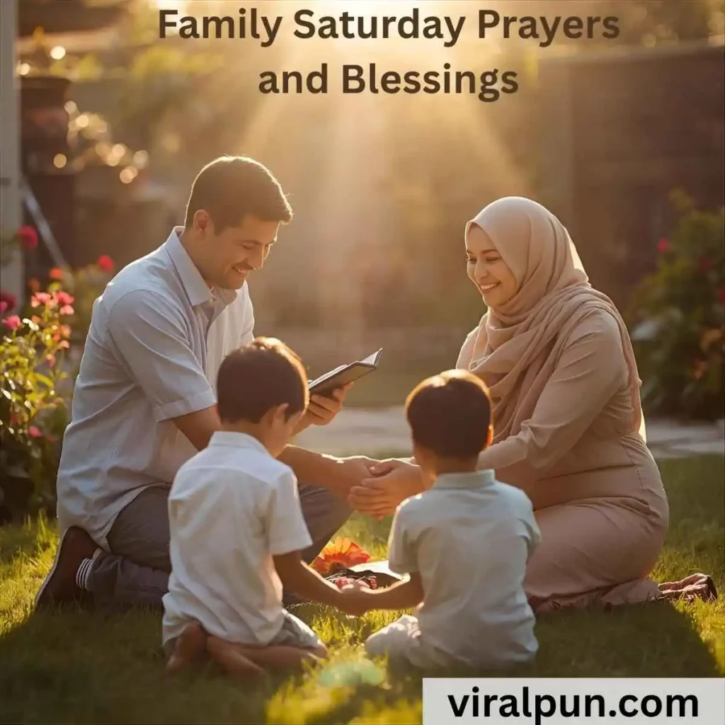 Family Saturday Prayers and Blessings