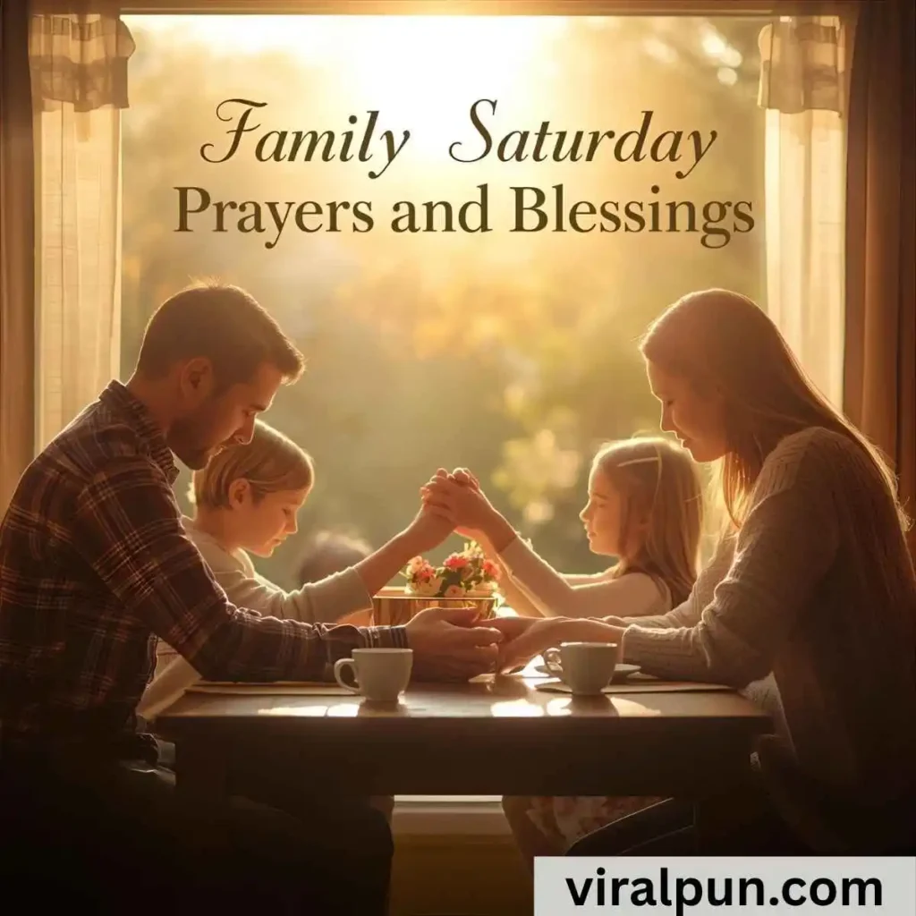 Family Saturday Prayers and Blessings