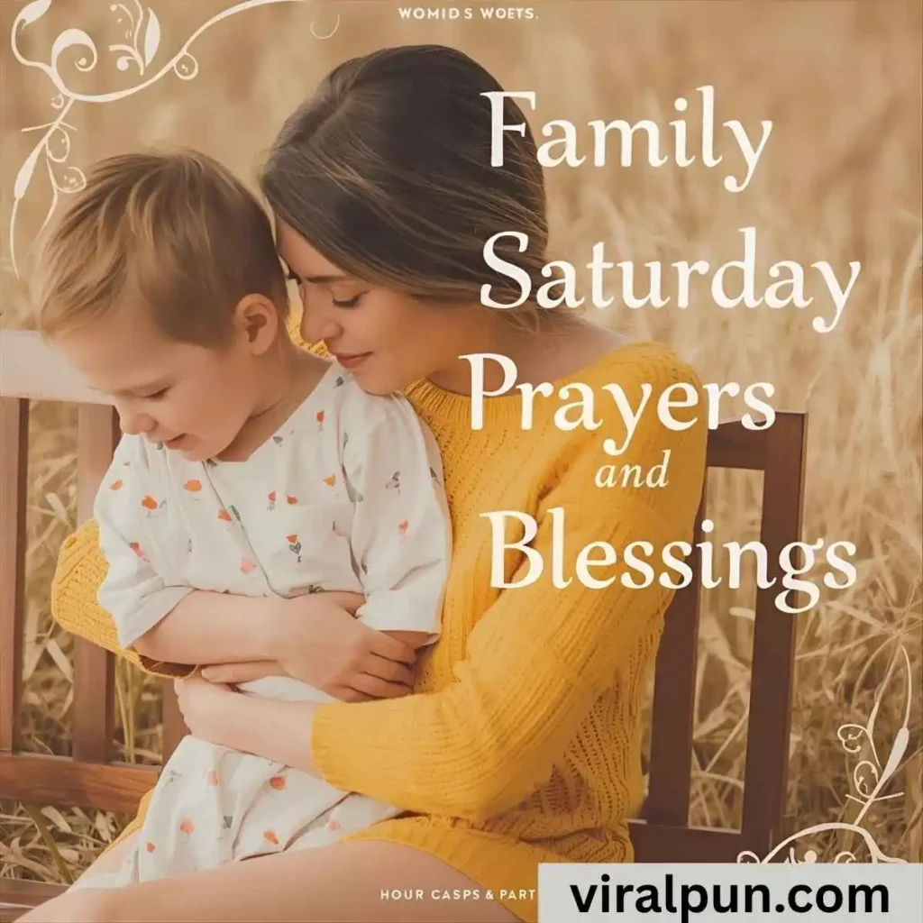 Family Saturday Prayers and Blessings