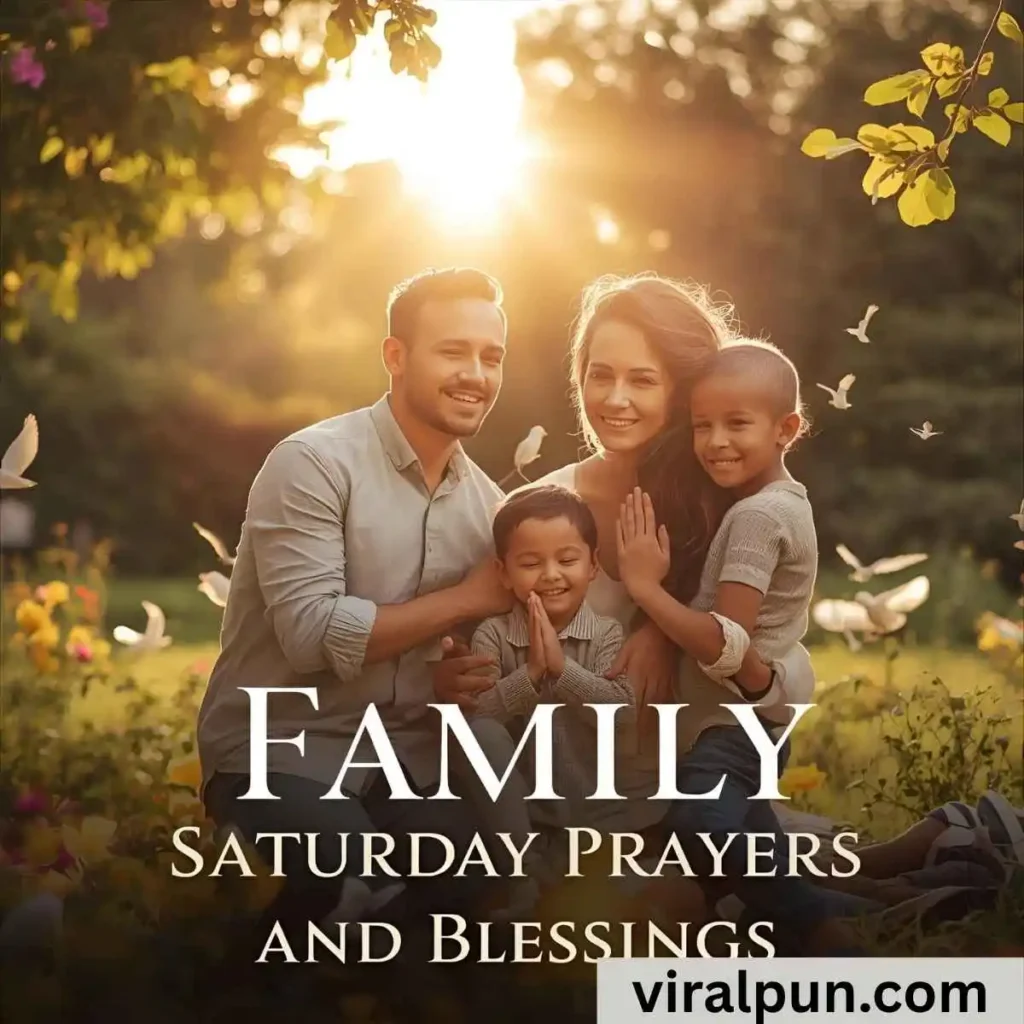 Family Saturday Prayers and Blessings
