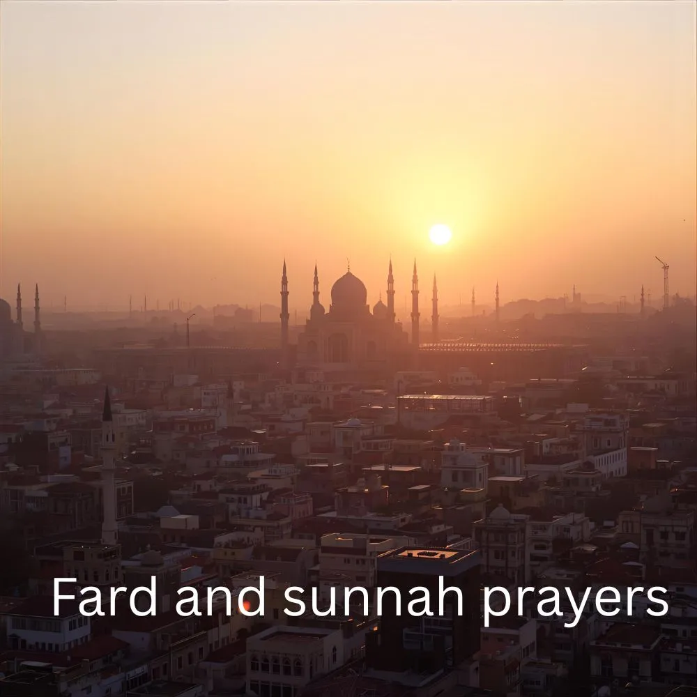 Fard and sunnah prayers