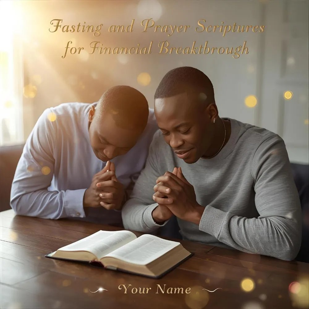 Fasting and Prayer Scriptures for Financial Breakthrough