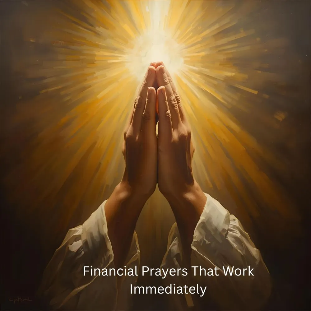 Financial Prayers That Work Immediately