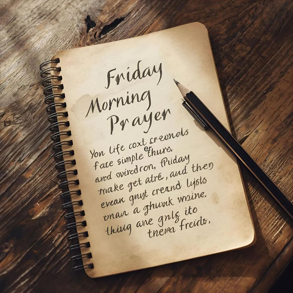 Friday Morning Prayer Message