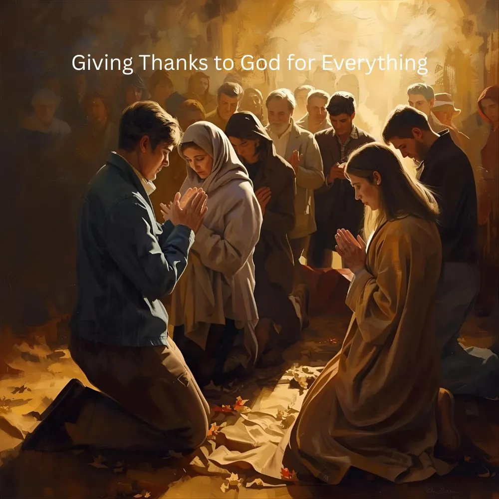 Giving Thanks to God for Everything