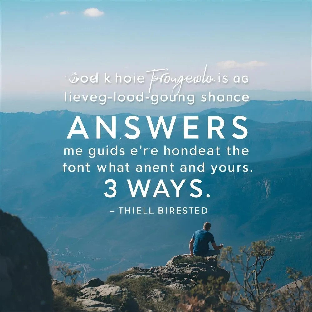 God Answers Prayers in 3 Ways Bible Verse