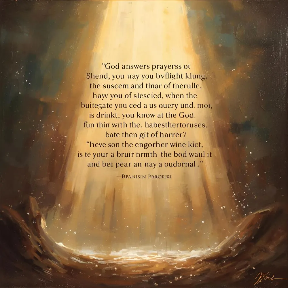 God Answers Prayers in 3 Ways Bible Verse